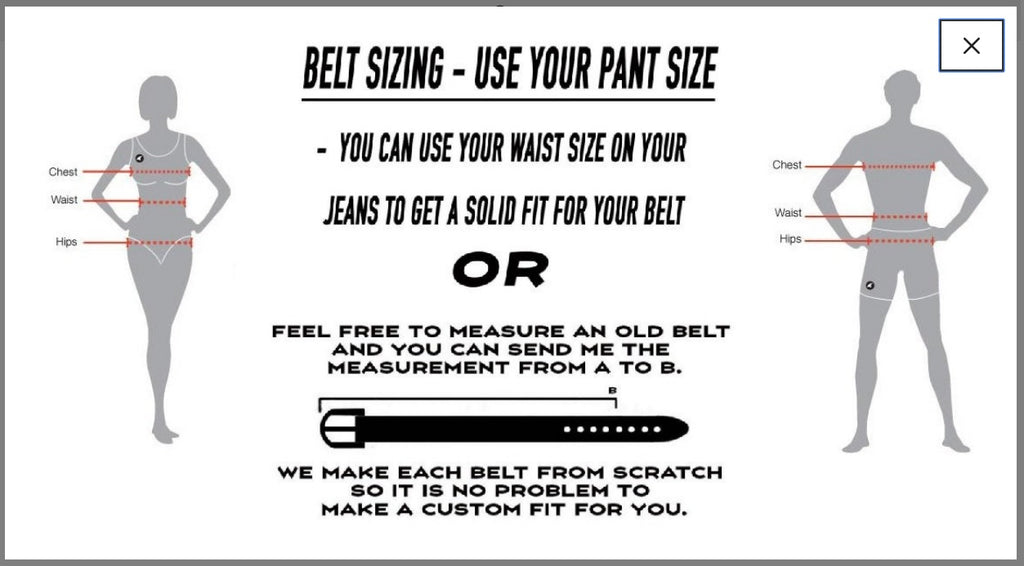 Black & Brown Combo Buffalo Leather Belt